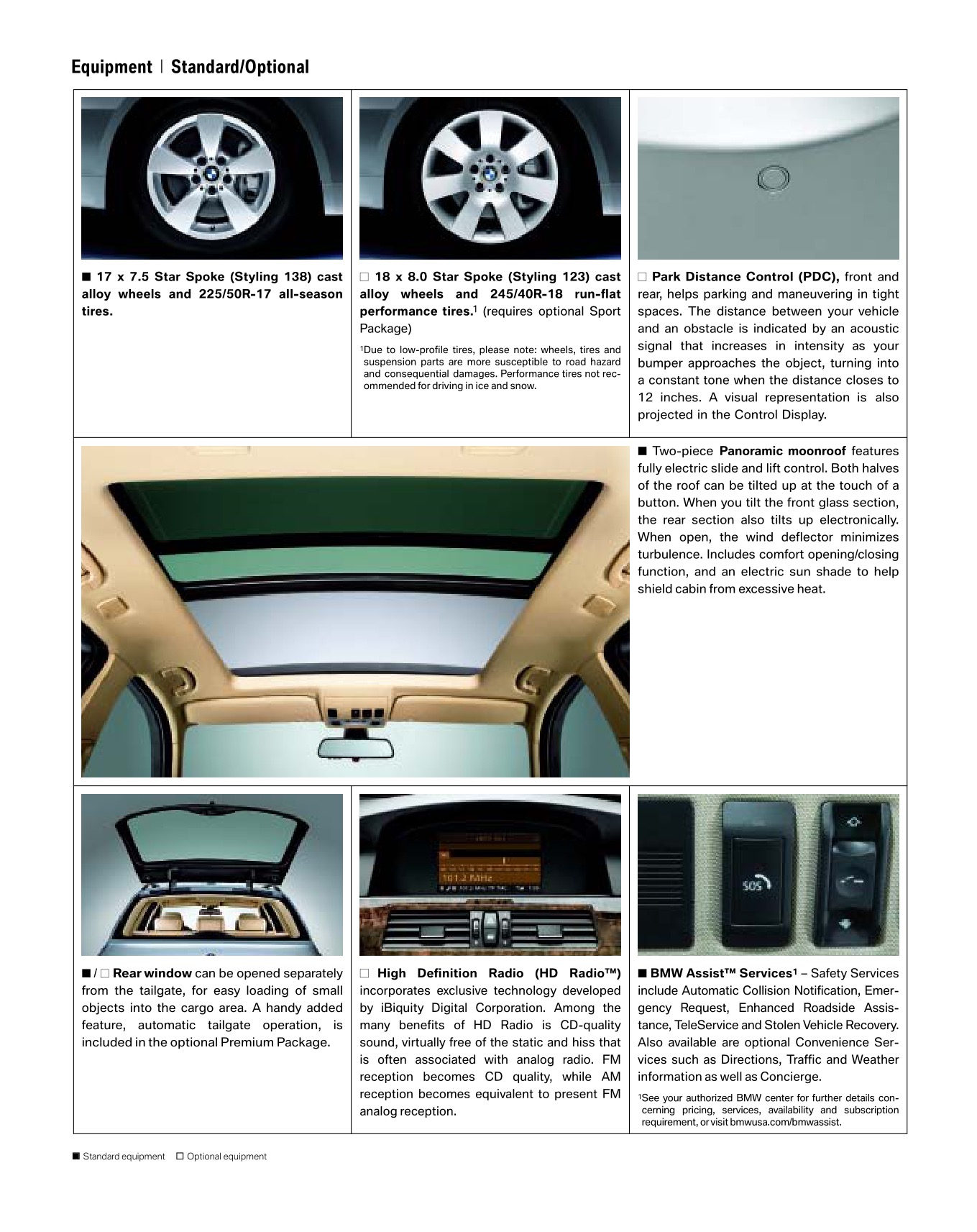 2007 BMW 5-Series Wagon Brochure Page 9